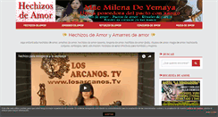 Desktop Screenshot of hechizosdeamorgratis.es