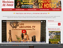 Tablet Screenshot of hechizosdeamorgratis.es